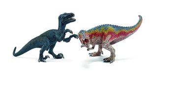 SHL42216 - Kleiner Tyrannosaurus Rex und Velociraptor.