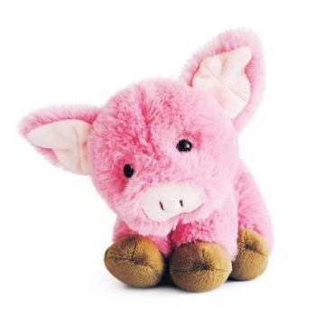 HO2546COCHON - Plüschtier Schwein 15 cm