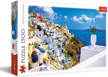 TRF26119 - Puzzle 1500 Teile Santorini Griechenland