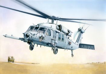 ITA2666 - MH-60K Blackhawk SOA Helikopter zum Zusammenbauen mit Lackierung