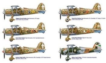 ITA2702 - CR.42 Falco Aces Hobel zum Zusammenbauen und Bemalen