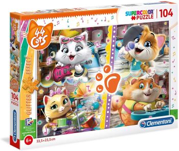 CLE27539 - Puzzle 104 Teile 44 CATS