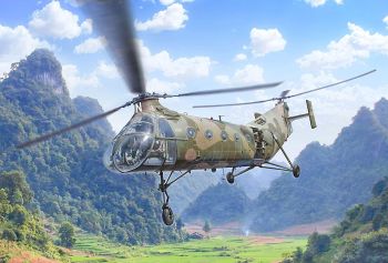 ITA2776 - H-34A Piratenhubschrauber zum Zusammenbauen und Bemalen