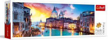 TRF29037 - Panorama-Puzzle mit 1000 Teilen des Canal Grande von Venedig
