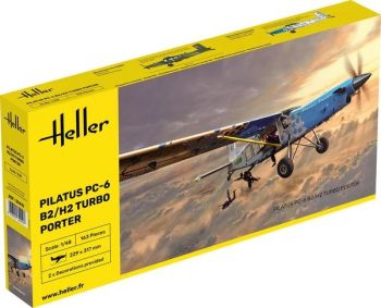 HEL30410 - PILATUS PC-6 B2/H2 Turbo Porter Militärflugzeug zum Zusammenbauen und Lackieren