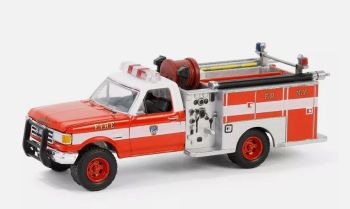 GREEN30502 - FORD F-350 1987 Feuerwehr New York in Blisterverpackung