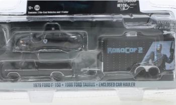GREEN31150-A - FORD F-150 1979 und FORD Taurus 1986 der Polizei von Detroit ROBOCOP 2 in Blisterverpackung.