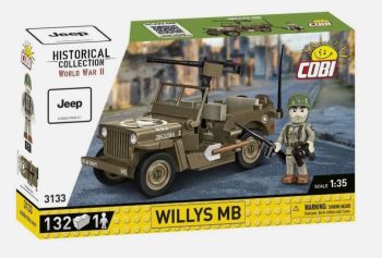 COB3133 - Jeep Willys MB Militärfahrzeug – 132 Teile