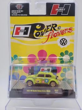 M2M-31500-HS32 - VOLKSWAGEN Beelte Deluxe USA Modell 1953 HURST POWER FLOWERS im Blister