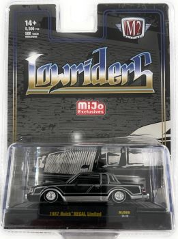 M2M-31500-MJS69 - BUICK Regal Limited 1987 schwarze LOWRIDER in Blisterverpackung