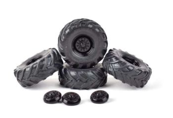 AT3200129 - 4 TRELLEBORG TM3000 VF Wheels 620/70R26 schwarze Felgen