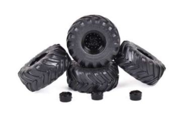 AT3200205 - 4 MICHELIN Mega Xbib 750/560-R26 Reifen mit schwarzen Felgen