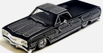 MST32543NOIR - CHEVROLET El Camino lowrider 1965 Schwarz