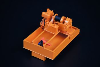 IMC33-0199 - Ballast mit Seilwinde orange