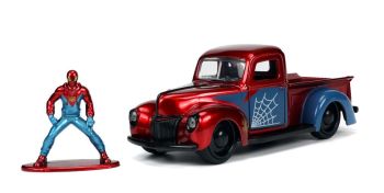 JAD33075 - FORD PICK-UP SPIDER MAN FIGUR 1941 rot