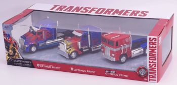 JAD33396 - 3er Pack TRANSFORMERS LKW - OPTIMUS Prime