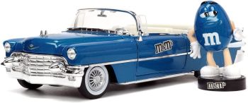 JAD33726 - CADILLAC Eldorado mit M&M's Figur Blau 1956