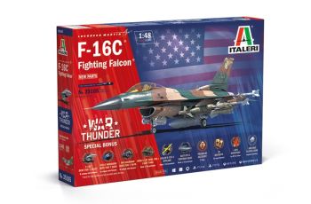 ITA35105 - Kampfflugzeug F-16C Fighting Falcon – War Thunder zum Zusammenbauen und Bemalen
