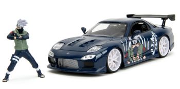 JAD35349 - 1993 MAZDA RX-7 W Blauer NARUTO mit KAKASHI Hatake Figur