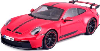 MST36458R - Porsche 911 GT3, Baujahr 2022, rot mit schwarzen Streifen