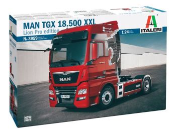 ITA3959 - MAN TGX XXL 4x2 Red Lion Pro Edition zum Zusammenbauen und Lackieren