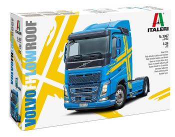 ITA3967 - VOLVO FH, niedriges Dach, 4x2, blau zum Zusammenbauen und Bemalen