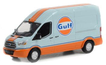 GREEN30260 - FORD Transit LWB Hochdach 2019 GULF in Blisterverpackung