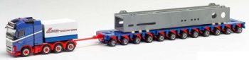 HER312158 - VOLVO FH 16 Globtrotter 8x4 mit 12 Achs Pritsche und RIWATRANS Beladung