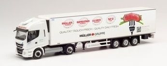 HER312257 - IVECO Stralis Np 4x2 mit Kühlauflieger 3 Achsen MÜLLER