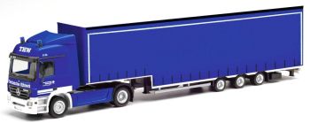 HER312608 - MERCEDES Actros 4x2 mit Anhänger 3 Achsen THW