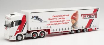 HER313988 - SCANIA CS 20 HD 6x4 mit Anhänger 3 Achsen TOTEN Transport