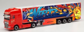 HER313995 - DAF XF SSC 4x2 mit 3 Achsen Kühlkoffer Anhänger Spedition WIRTZ.