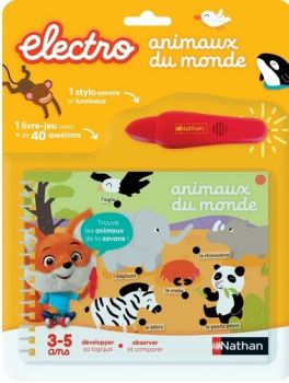 NAT31543 - Elektro-Blisterpackung – Tiere der Welt