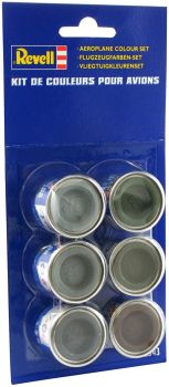 REV32343 - 6 Töpfe Enamel Paint 14 ml Farben für Flugzeuge