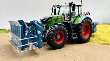 CW0287 - 3 m lange Abschiebe-Silagegabel mit 3,2 t LE NORMAND-Gegengewicht – Limitiert auf 125 Exemplare