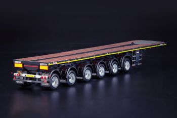 IMC33-0162 - Flachbett 6 Achsen NOOTBOOM OVB mit 10 Fuß Container