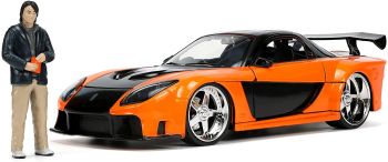 JAD33174 - 1995 MAZDA RX-7 Widebody mit Han Fast and Furious Figur