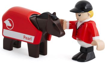BRIO33793 - Reiterin mit ihrem Pferd