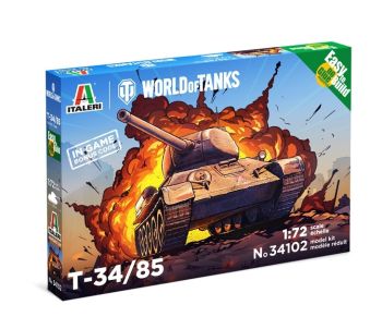 ITA34102 - Einfach zu bauen – T34/85 Panzer World of Tanks
