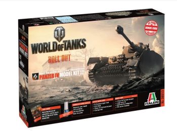 ITA36513 - Panzer Panzer IV WORLD OF TANKS zum Zusammenbauen und Lackieren