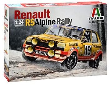ITA3652 - RENAULT 5 Alpine Rally zum Zusammenbauen und Lackieren