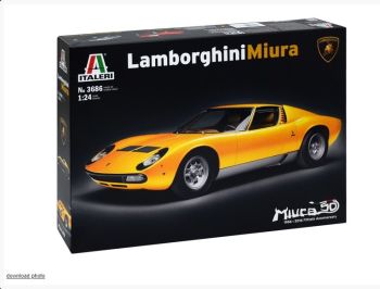 ITA3686 - LAMBORGHINI Miura zum Zusammenbauen und Lackieren
