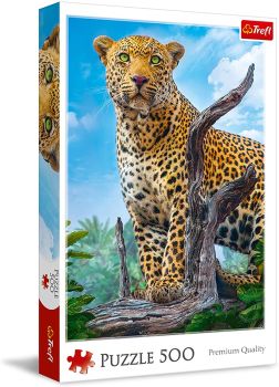 TRF37332 - Wilder Leopard 500 Teile Puzzle