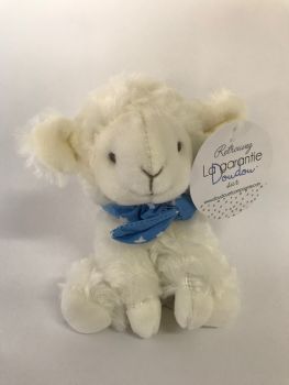 DC3817-05 - Lamm Baby Schmusetuch Blau mit Stern
