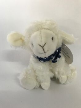 DC3817-04 - Lamm Baby Schmusetuch mit Schal Dunkelblau und Stern