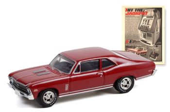 GREEN39090-C - CHEVROLET Nova 1970 aus der VINTAGE AD CARS Serie unter Blisterverpackung.