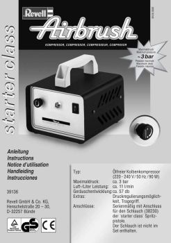 REV39136 - Airbrush Starterklasse Airbrush-Kompressor