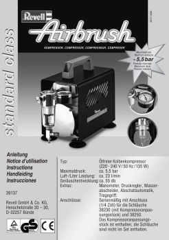 REV39137 - Airbrush Airbrush-Kompressor der Standardklasse