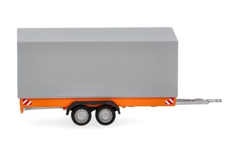 HER055468 - 2-Achs-Anhänger 7,5 t, orange und grau