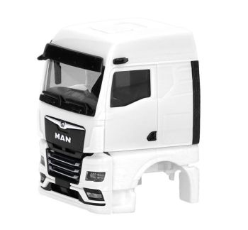 HER086370 - MAN TGX GM cab with rear-view camera, white – 2 parts to assemble